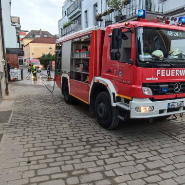 Das TLF der Feuerwehr Montabaur in  Bad Neuenahr-Ahrweiler